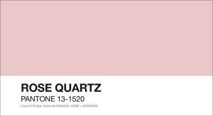 Rose quartz é a cor do ano em 2016 Pantone